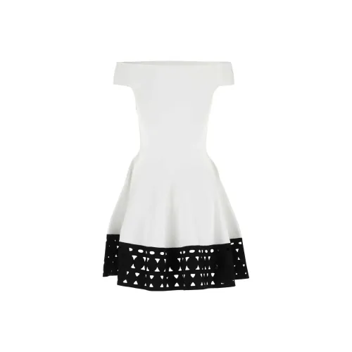 Alexander McQueen Slip Dresses Women's White