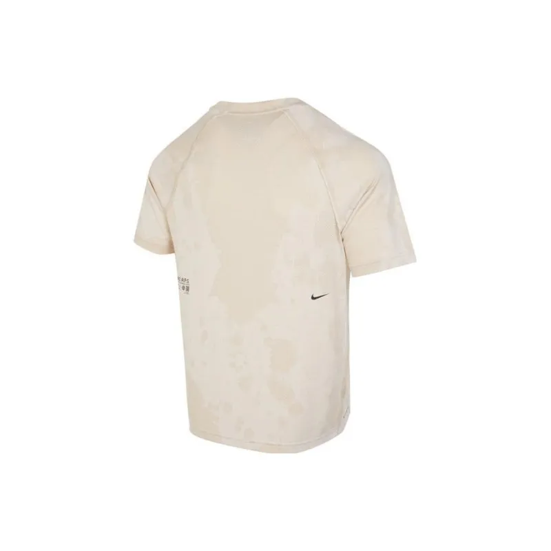 Nike T Shirts Men Beige-1