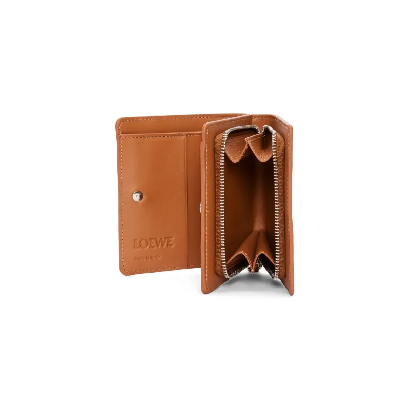LOEWE Puzzle Calfskin Wallet Women's Tan-2