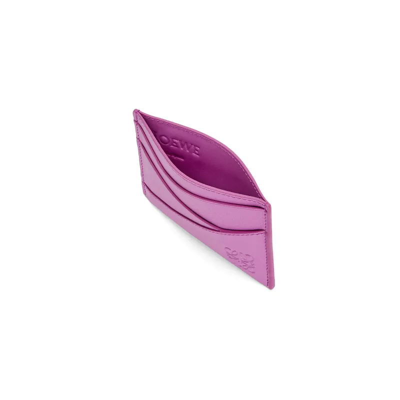 LOEWE Puzzle Cow Leather Card Holder Men's Rock Rose-2
