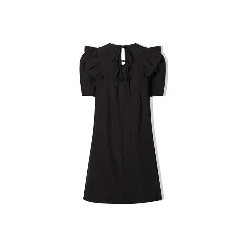 LA CRAWFISH Slip Dresses Women's Ice Cream Black-1