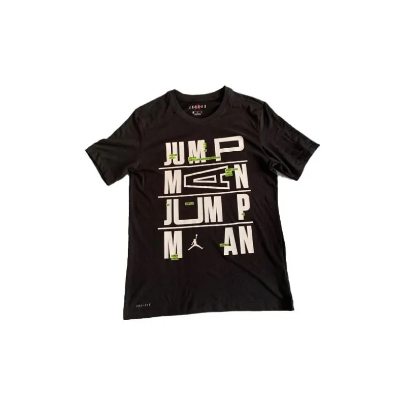 Jordan T Shirts Men Black-1