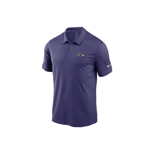 Nike Polo Shirts Men Dark Purple