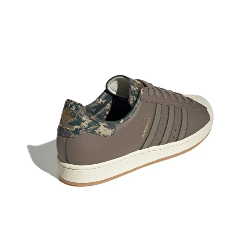 Adidas Originals Superstar Shoes 'Blanch Brown Cream White'-2