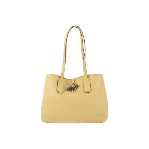 LONGCHAMP Roseau Essential Leather Tote Bag Shopping Bag Handbag Shoulder Bag Women's Wheat