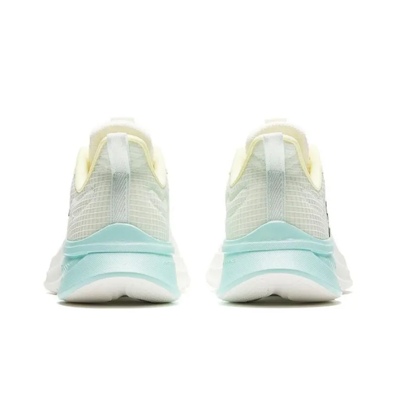 Anta Wear-Resistant Impact-Resistant Low-Top Running Shoes Women's White Green-4