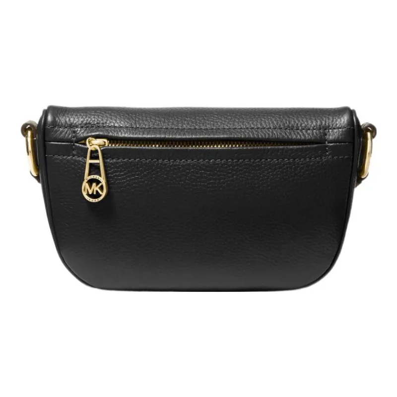 MICHAEL KORS Grained Leather Fanny Pack Handbag Shoulder Bag Women's Black-1