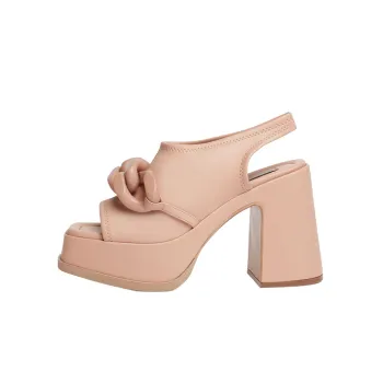 Stella McCartney Chain-Linked Slip-On Heeled Sandals Women's
