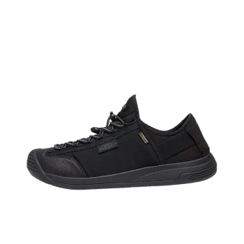 KEEN Hoodmoc Hs Cushioning, Slip Resistant, Abrasion Resistant, Waterproof Low Top Outdoor Shoes Men's Black