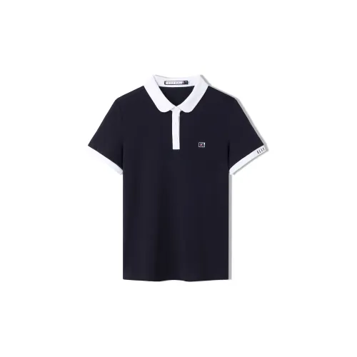 Elle Active Polo Shirts Women's Navy Blue