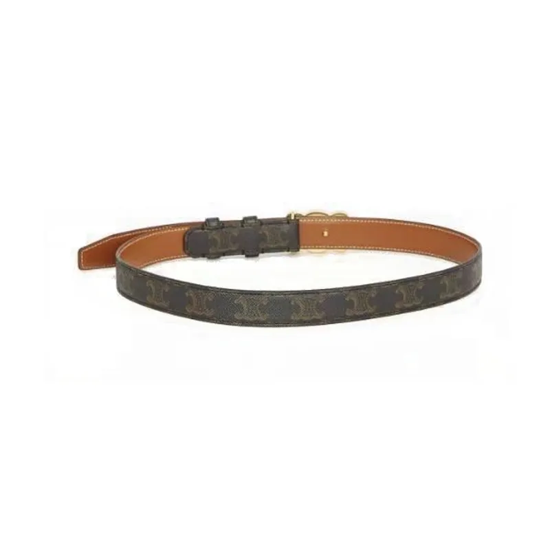 CELINE Triomphe Medium Buckle Belt-1