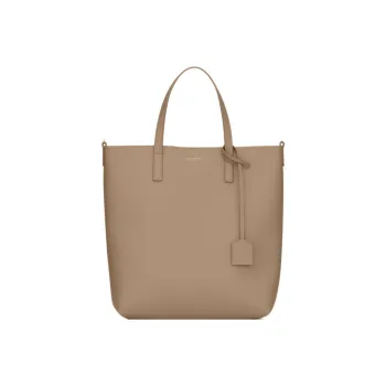 SAINT LAURENT Cow Leather Shoulder Bag Crossbody Bag Handbag Regular Women's Gray Brown