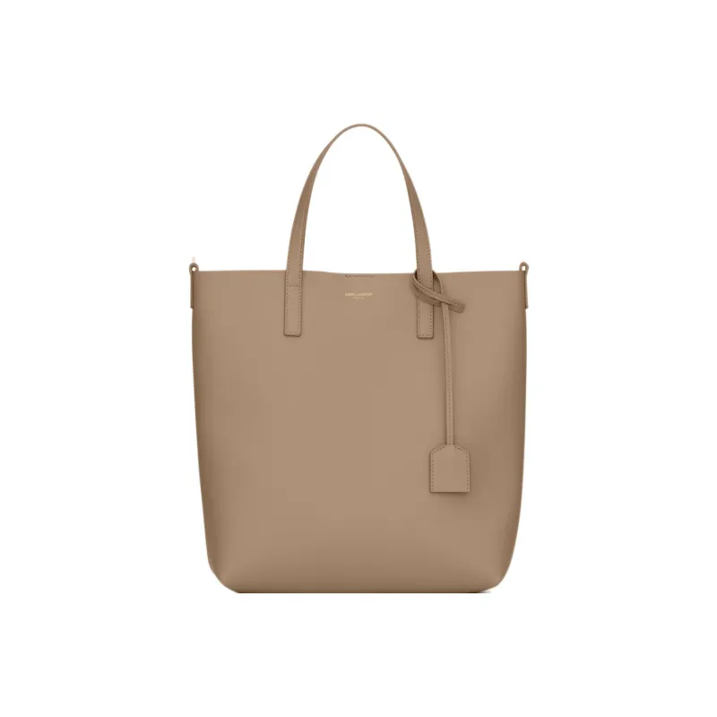 SAINT LAURENT Cow Leather Shoulder Bag, Crossbody Bag, Handbag Regular Women's Gray Brown-0