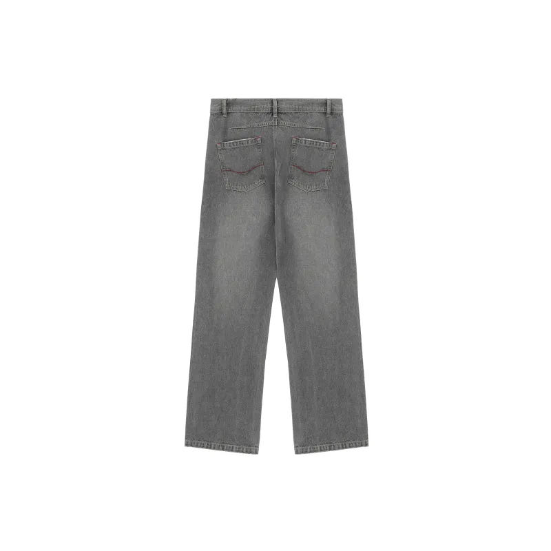 UNVESNO Jeans Unisex Gray-1