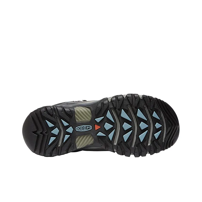 KEEN Targhee 3 MID WP Cushioning Anti Slip And Wear Resistant Mid Top Hiking Shoes Women's Jasper Blue-4
