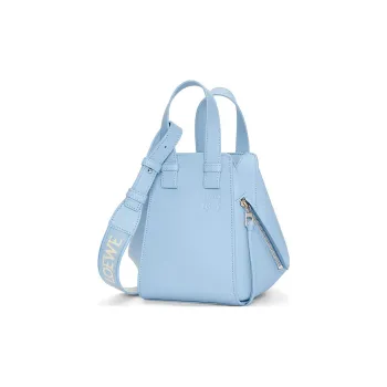 LOEWE Hammock Calfskin Shoulder Bag Crossbody Bag Handbag Regular Women's Blue