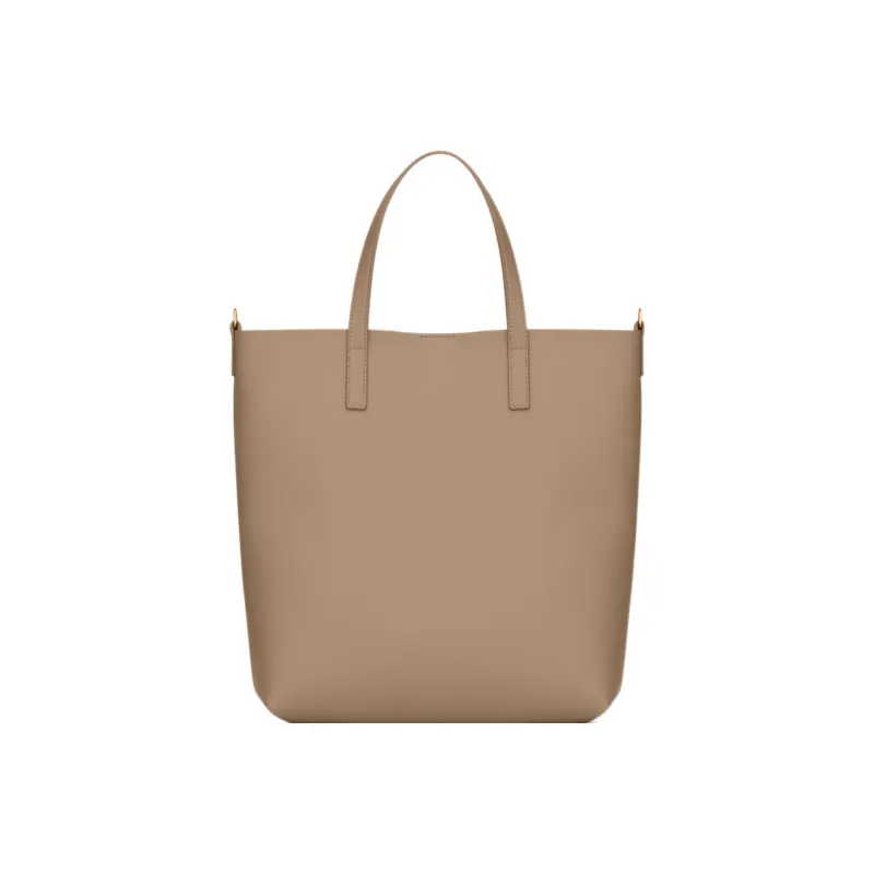 SAINT LAURENT Cow Leather Shoulder Bag, Crossbody Bag, Handbag Regular Women's Gray Brown-3