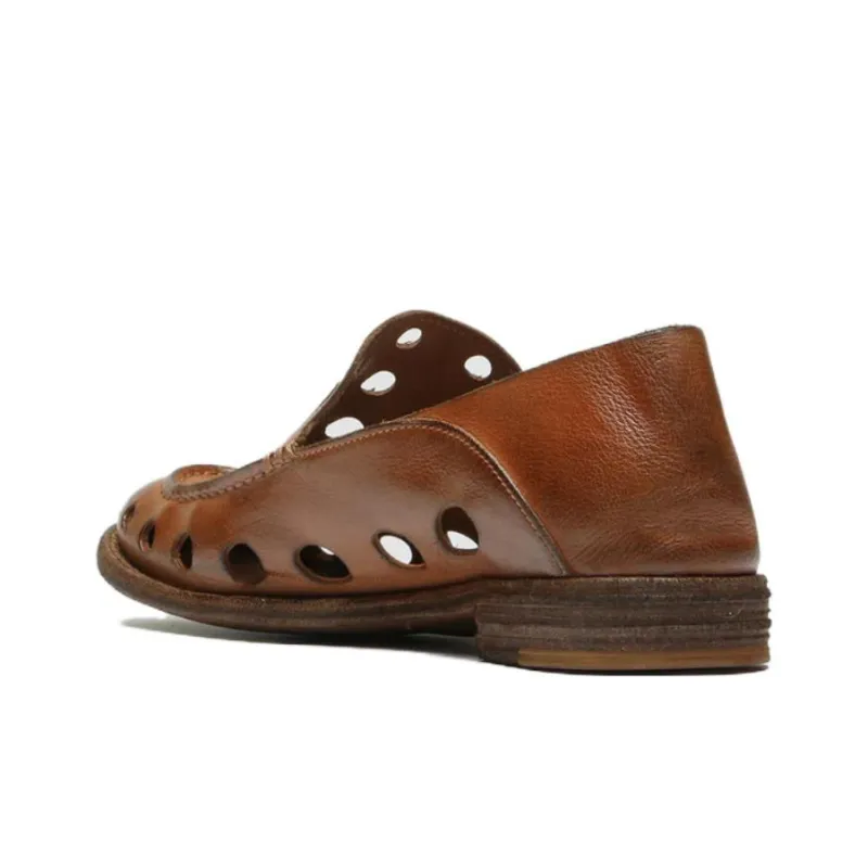 Officine Creative Lexikon Perforated Leather Loafers-3
