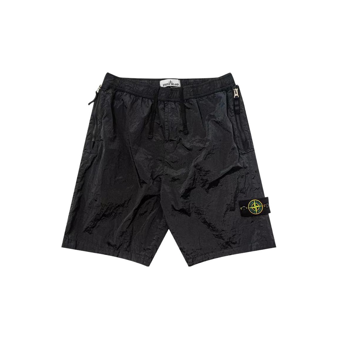 STONE ISLAND Casual Shorts Men Black POIZON