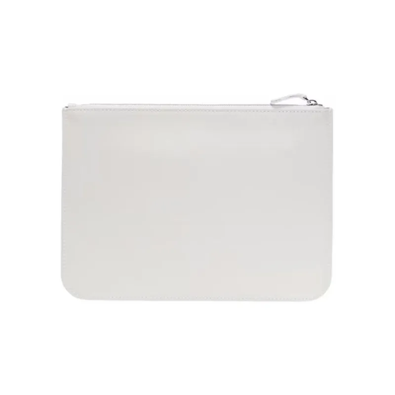 Balenciaga Leather Clutch Women's White-1