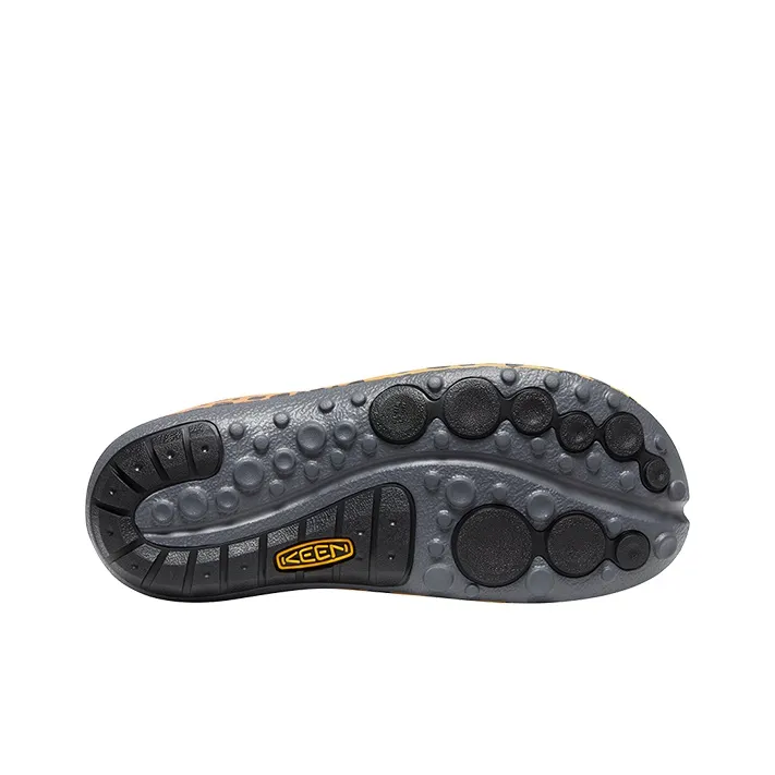 KEEN Shanti ARTS Beach Sandals Men's Orange Black, Leopard Print-4