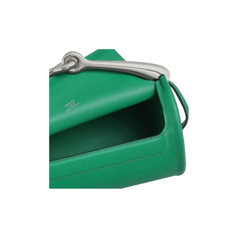 HERMES Maximors Swift Calfskin One Shoulder Handbags Women's 6WMenthe Mint Green-3