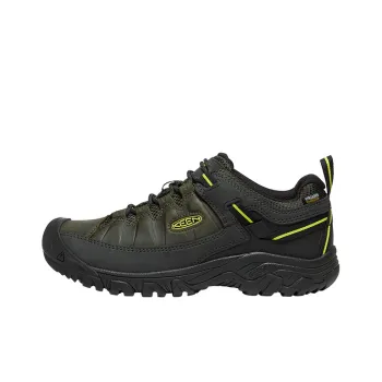 KEEN Targhee 3 WP Slip Resistant Low Top Hiking Trekking Shoes Outdoor Shoes Men's Black Jasper