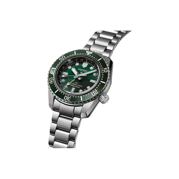 SEIKO Automatic Mechanical Movement Stainless Steel Strap Watch Men's Watches Green Dial-5