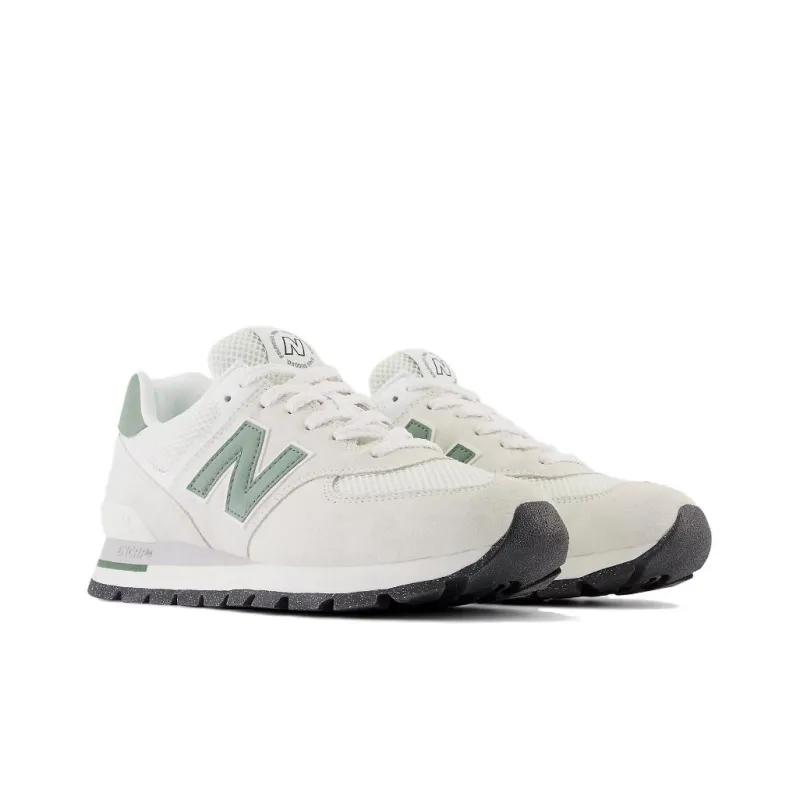 New Balance 574 Rugged White Green-2
