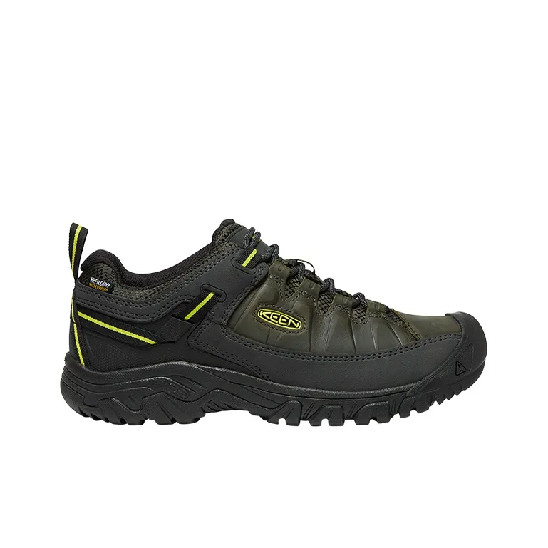 KEEN Targhee 3 WP Slip Resistant Low Top Hiking Trekking Shoes Outdoor Shoes Men's Black Jasper-1