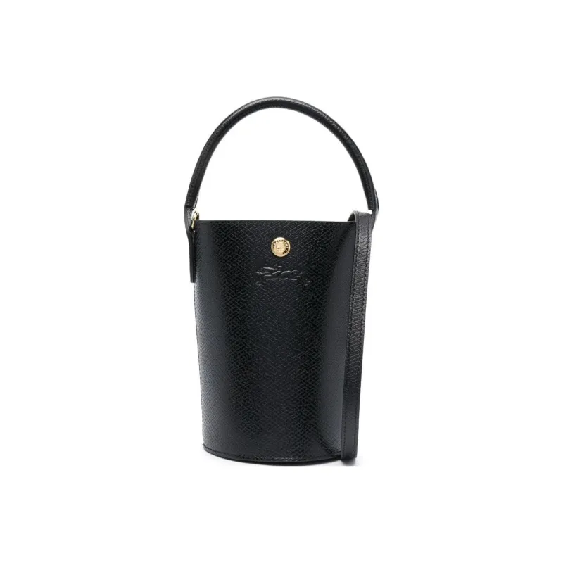 LONGCHAMP Épure Cow Leather Bucket Bag, Handbag, Shoulder Bag, Crossbody Bag Extra Small Women's Black-0