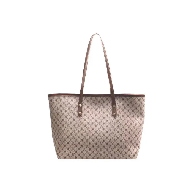 SURELAPTOP PU Tote Bag Shopping Bag Shoulder Bags Large Size Women's Multicolor-0