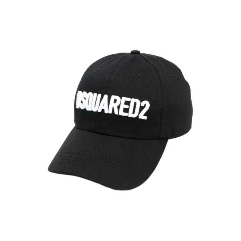 DSQUARED 2 Logo Embroidered Curved Peak Cap-0