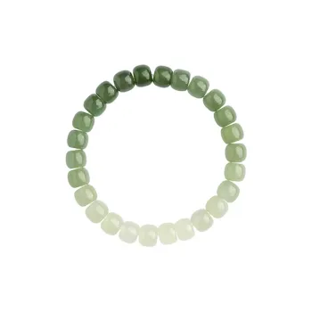 Xiaoyinjiang Hetian Jade Bracelets Women's Pale Greenish White Jade