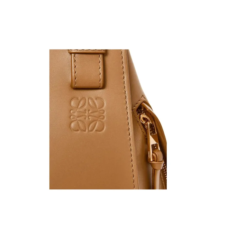 LOEWE Hammock Satin Cow Leather Shoulder Bag, Crossbody Bag, Handbag Regular Women's Brown-5