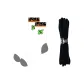 1 Pack Socks and 1 Pair of Shoelaces-Black