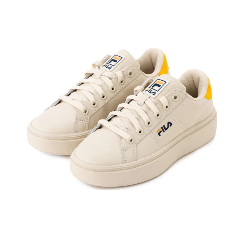 FILA Courtlight Plumpy Slip-Resistant Low-Top Skateboard Shoes Unisex Beige-2