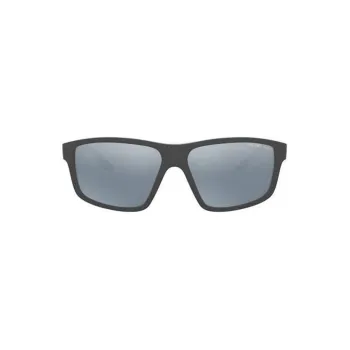 PRADA Plastic Irregular Shape Sunglasses Men's Gray