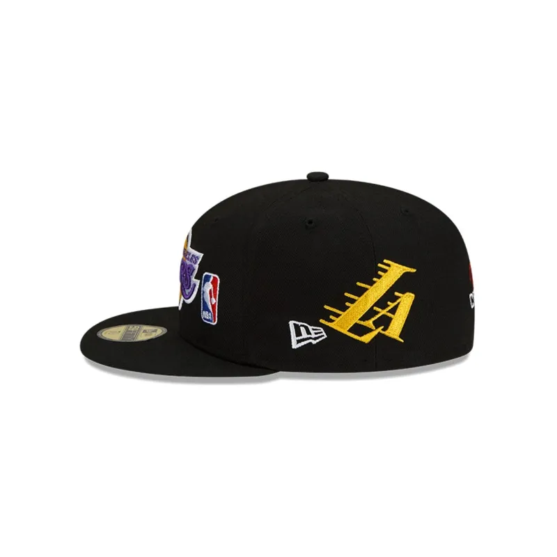 New Era Los Angeles Lakers HC92 Patch Fitted Hat Club Exclusive 59Fifty Fitted Hat-3