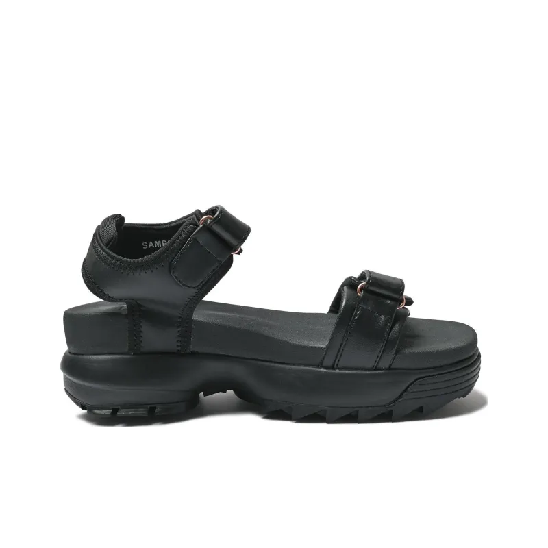 FILA Disruptor Wedge Beach Sandals Women's Black-1