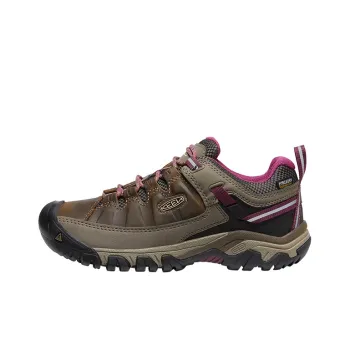 KEEN Targhee 3 WP Cushioning Anti Slip And Wear Resistant Low Top Outdoor Hiking Trekking Shoes Women's Brown