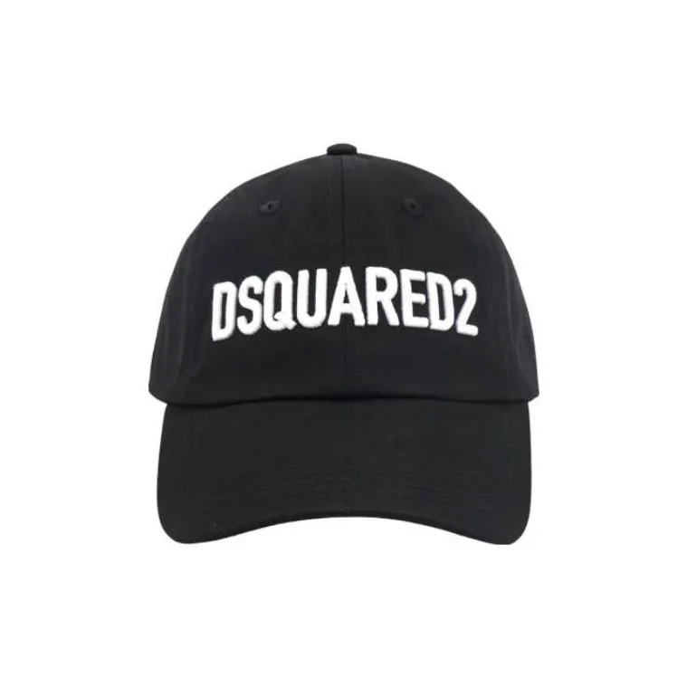 DSQUARED 2 Logo Embroidered Curved Peak Cap-1