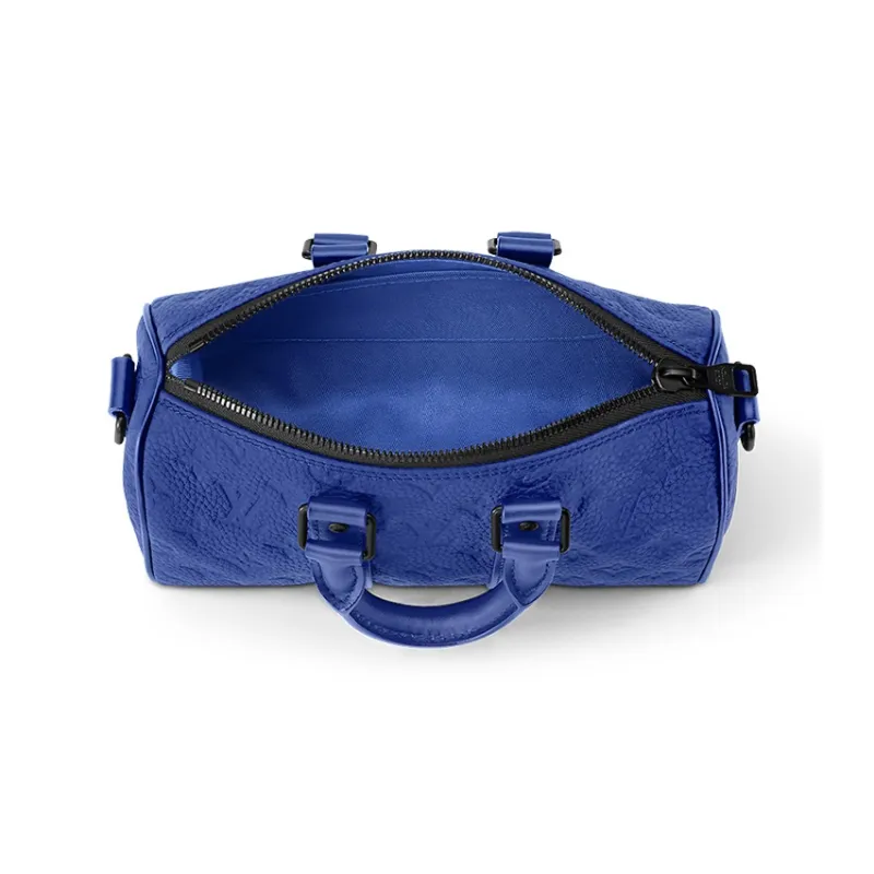 LOUIS VUITTON Keepall Bandouliere 25 Racing Blue-3