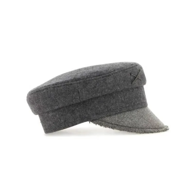 RUSLAN BAGINSKIY Wool Berets Women's Gray-1