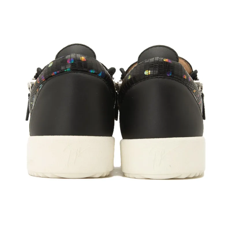 Giuseppe Zanotti/GZ Slip Resistant Low Top Skateboard Shoes Men's Black-4
