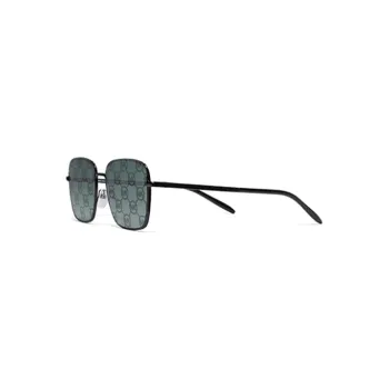 MICHAEL KORS Metal Irregular Shape Sunglasses Unisex Black