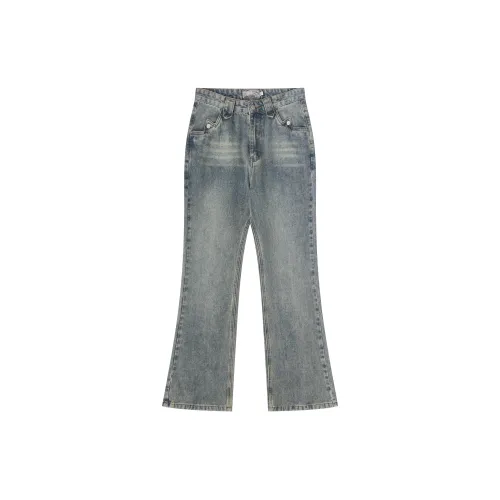 HARSH AND CRUEL Jeans Unisex Washed Blue