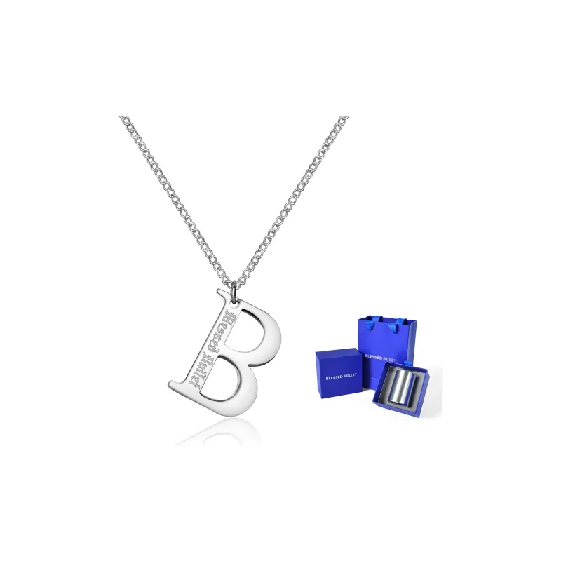 BLESSED BULLET Necklaces Unisex-5