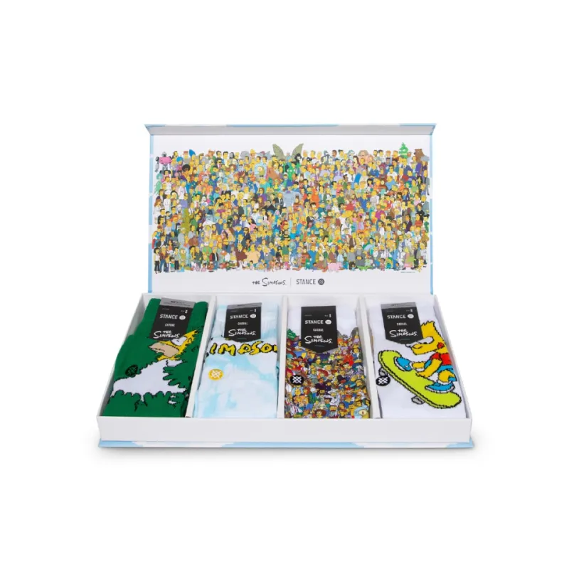 Stance x The Simpsons Mid Calf Socks Unisex Combo Set-20