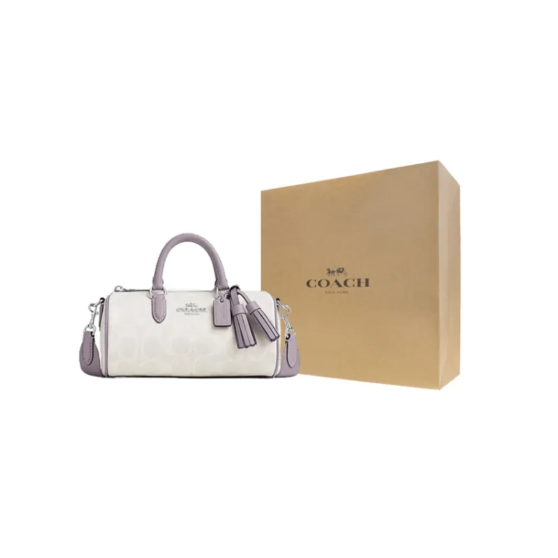 Coach Outlet Lacey Crossbody in Signature Canvas   White   One Size-6